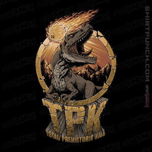 Daily_Deal_Shirts Magnets / 3"x3" / Black Prehistoric TPK