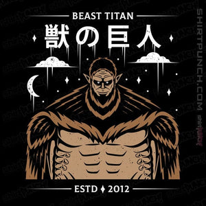 Shirts Magnets / 3"x3" / Black Zeke's Titan