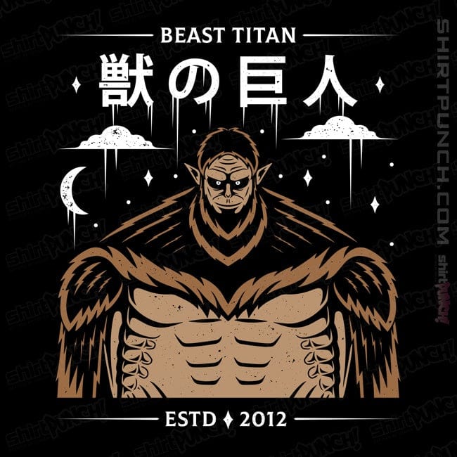 Shirts Magnets / 3"x3" / Black Zeke's Titan