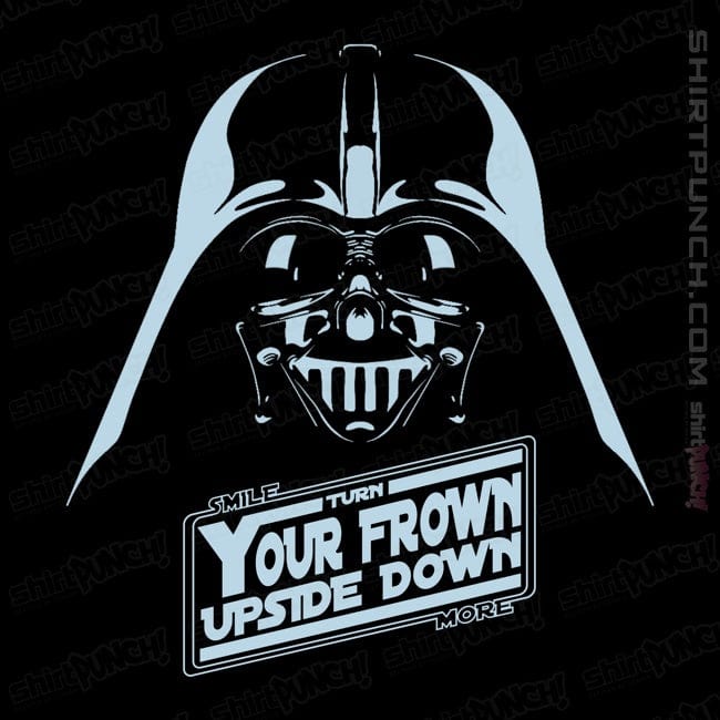 Shirts Magnets / 3"x3" / Black Frown Upside Down
