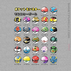 Shirts Magnets / 3"x3" / Sports Grey Types Of Pokeballs