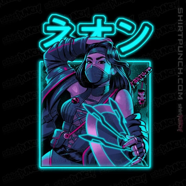 Daily_Deal_Shirts Magnets / 3"x3" / Black Mortal Neon