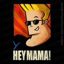 Load image into Gallery viewer, Daily_Deal_Shirts Magnets / 3&quot;x3&quot; / Black Hey Mama!
