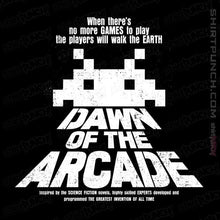 Load image into Gallery viewer, Daily_Deal_Shirts Magnets / 3&quot;x3&quot; / Black Dawn Of The Arcade
