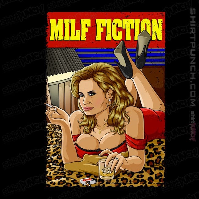 Secret_Shirts Magnets / 3"x3" / Black Milf Fiction
