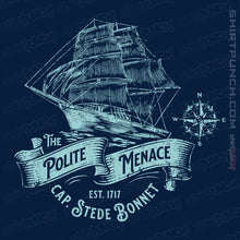 Load image into Gallery viewer, Daily_Deal_Shirts Magnets / 3&quot;x3&quot; / Navy The Polite Menace
