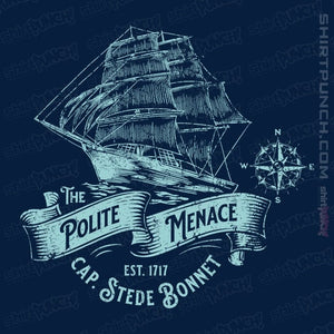 Daily_Deal_Shirts Magnets / 3"x3" / Navy The Polite Menace