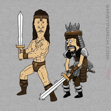 Load image into Gallery viewer, Shirts Magnets / 3&quot;x3&quot; / Sports Grey The Barbarian And The Thief
