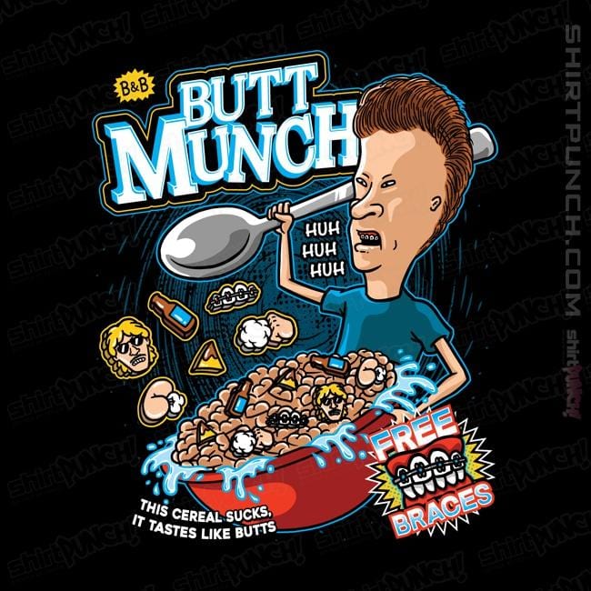 Shirts Magnets / 3"x3" / Black Butt Munch