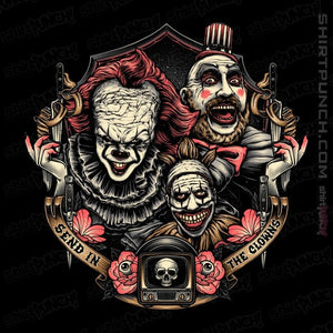 Daily_Deal_Shirts Magnets / 3"x3" / Black The Clowns