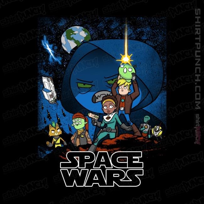 Shirts Magnets / 3"x3" / Black Space Wars