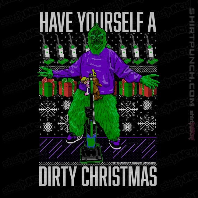 Daily_Deal_Shirts Magnets / 3"x3" / Black Ugly Mr Grouchy Sweater