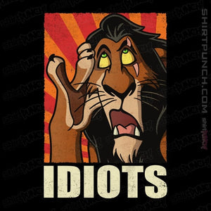 Daily_Deal_Shirts Magnets / 3"x3" / Black Idiots!