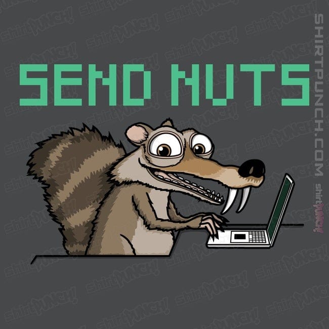 Shirts Magnets / 3"x3" / Charcoal Send Nuts