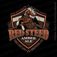 Load image into Gallery viewer, Shirts Magnets / 3&quot;x3&quot; / Black Red Steed Amber Ale
