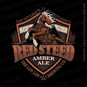 Shirts Magnets / 3"x3" / Black Red Steed Amber Ale