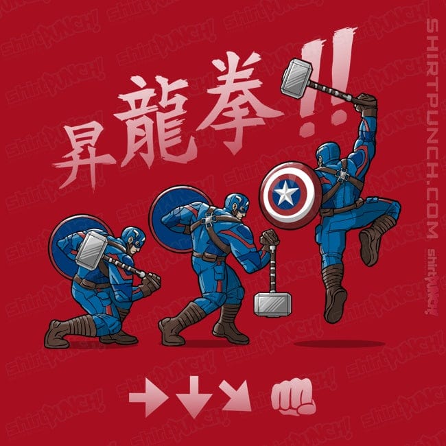 Secret_Shirts Magnets / 3"x3" / Red Captain Shoryuken!
