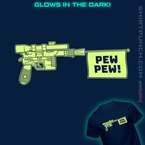 Daily_Deal_Shirts Magnets / 3"x3" / Navy PEW PEW!