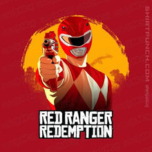 Load image into Gallery viewer, Shirts Magnets / 3&quot;x3&quot; / Red Red Ranger Redemption
