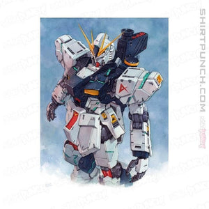 Secret_Shirts Magnets / 3"x3" / White Nu Gundam Watercolor