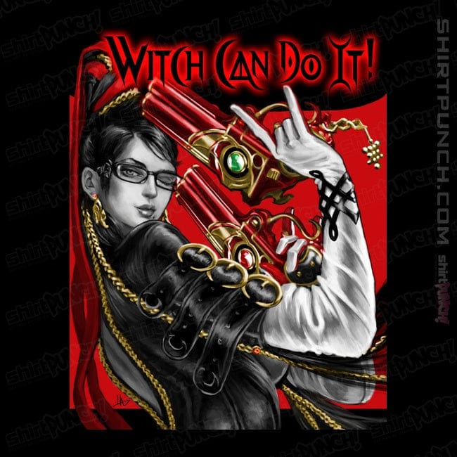 Daily_Deal_Shirts Magnets / 3"x3" / Black Witch Can Do It!