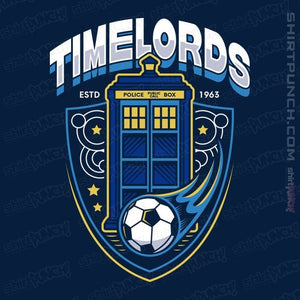 Shirts Magnets / 3"x3" / Navy Timelords Football Team