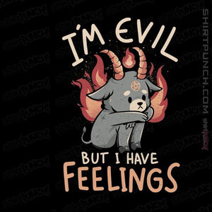 Daily_Deal_Shirts Magnets / 3"x3" / Black I'm Evil But I Have Feelings