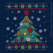 Load image into Gallery viewer, Shirts Magnets / 3&quot;x3&quot; / Navy Ugly RPG Christmas Shirt
