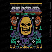 Load image into Gallery viewer, Shirts Magnets / 3&quot;x3&quot; / Black The Skele-Power Of Christmas
