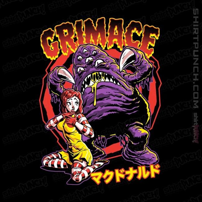 Shirts Magnets / 3"x3" / Black Grimace