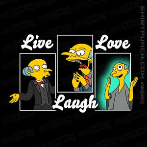 Daily_Deal_Shirts Magnets / 3"x3" / Black Live, Laugh, I Bring You Love