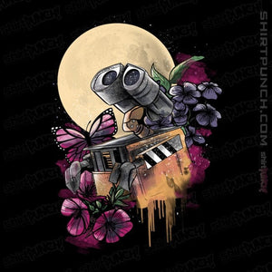 Daily_Deal_Shirts Magnets / 3"x3" / Black Moonlight Wall-E