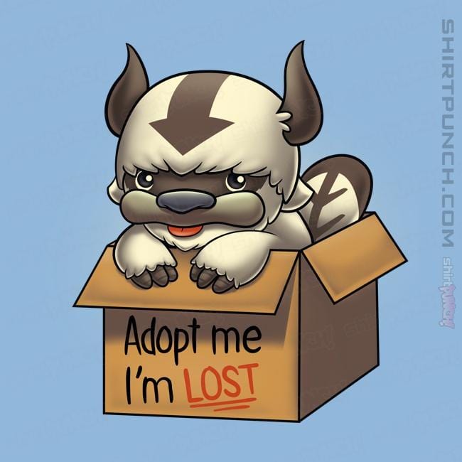 Secret_Shirts Magnets / 3"x3" / Powder Blue Adopt Appa