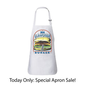 Daily_Deal_Shirts Magnets / 3"x3" / White Big Kahuna Apron