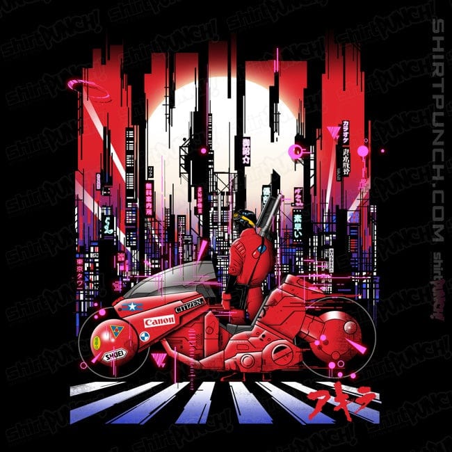 Secret_Shirts Magnets / 3"x3" / Black Neon Akira City