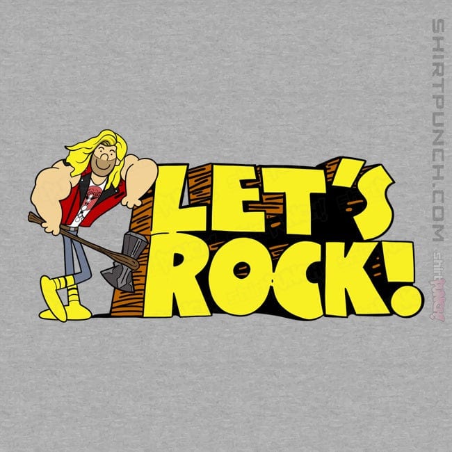 Secret_Shirts Magnets / 3"x3" / Sports Grey Let's Rock