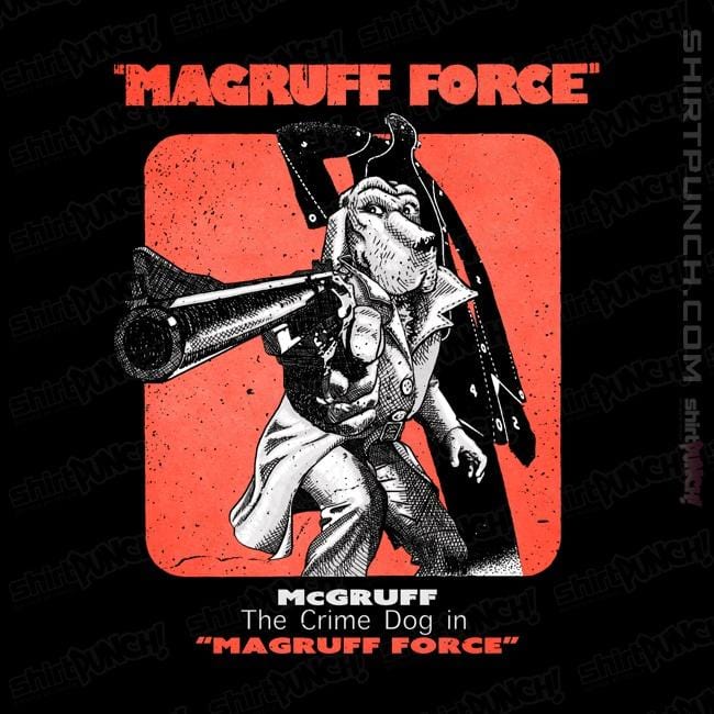 Shirts Magnets / 3"x3" / Black Magruff Force