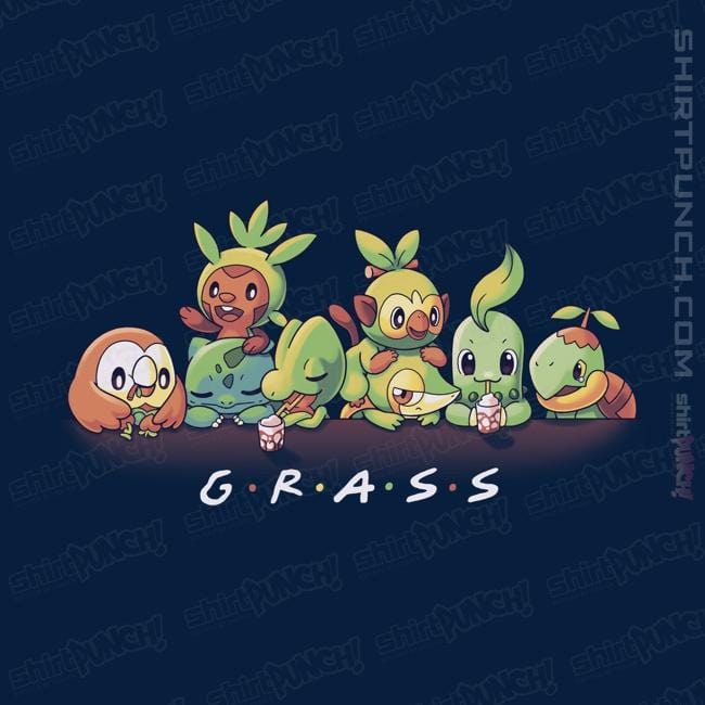 Shirts Magnets / 3"x3" / Navy Grass Friends
