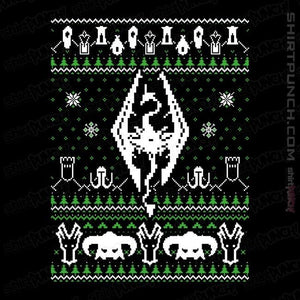 Shirts Magnets / 3"x3" / Black Skyrim Sweater