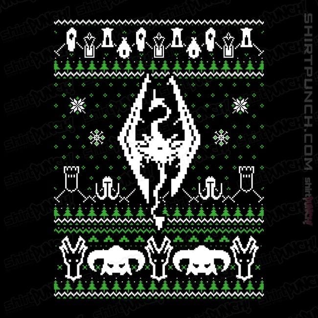 Shirts Magnets / 3"x3" / Black Skyrim Sweater