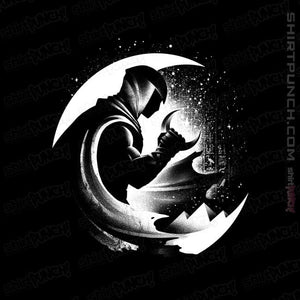 Daily_Deal_Shirts Magnets / 3"x3" / Black The Crescent Moon