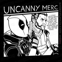 Load image into Gallery viewer, Daily_Deal_Shirts Magnets / 3&quot;x3&quot; / Black Uncanny Merc
