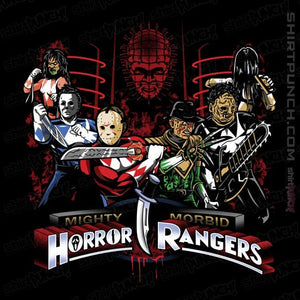 Secret_Shirts Magnets / 3"x3" / Black Mighty Horror Rangers