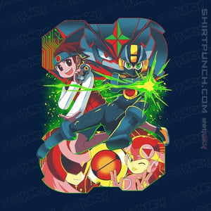 Shirts Magnets / 3"x3" / Navy Rockman EXE