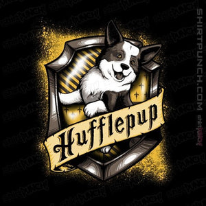 Shirts Magnets / 3"x3" / Black Hairy Pupper House Hufflepup