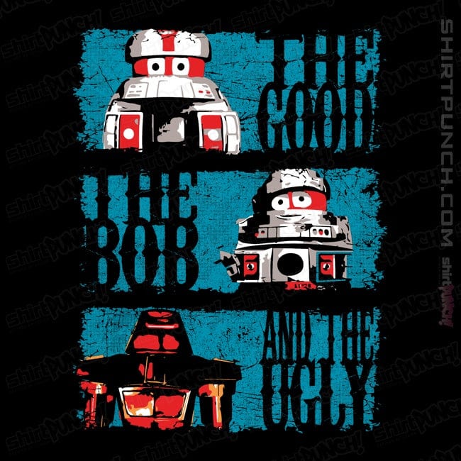 Daily_Deal_Shirts Magnets / 3"x3" / Black The Good, The Bob, And The Ugly