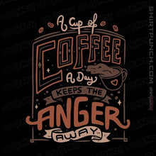 Load image into Gallery viewer, Shirts Magnets / 3&quot;x3&quot; / Black A Cup Of Coffee A Day
