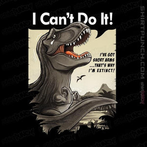 Shirts Magnets / 3"x3" / Black I Can't Do It