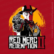 Load image into Gallery viewer, Shirts Magnets / 3&quot;x3&quot; / Red Red Merc Redemption

