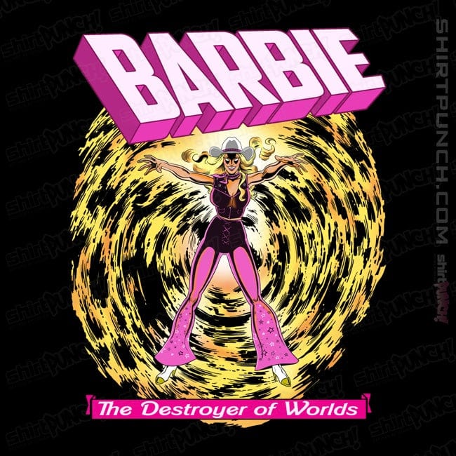 Secret_Shirts Magnets / 3"x3" / Black Dark Barbie